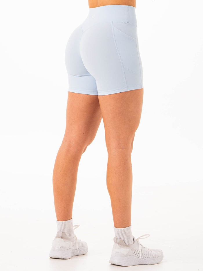 NKD Pocket Shorts - Sky Blue Clothing Ryderwear