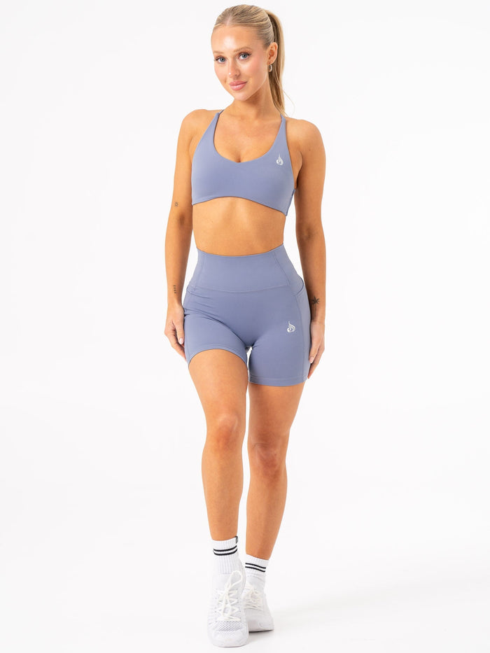 NKD Pocket Shorts - Steel Blue Clothing Ryderwear