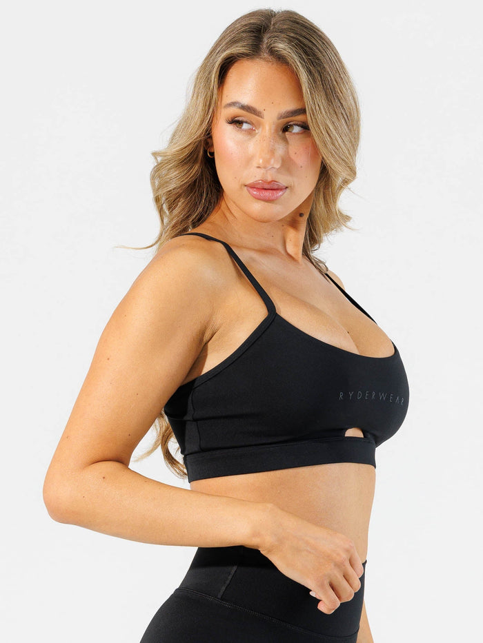NKD Staples Bra - Black Clothing Ryderwear