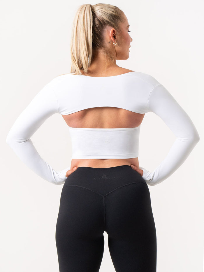 NKD Strapless Tank Bra - White Clothing Ryderwear
