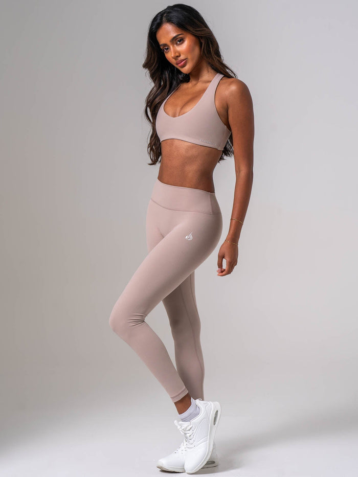 NKD Luxe Leggings - Almond Clothing Ryderwear