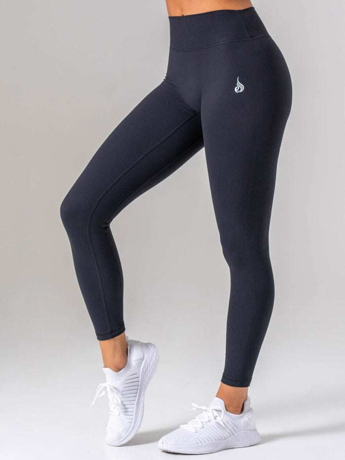 NKD Luxe Leggings - Black Clothing Ryderwear