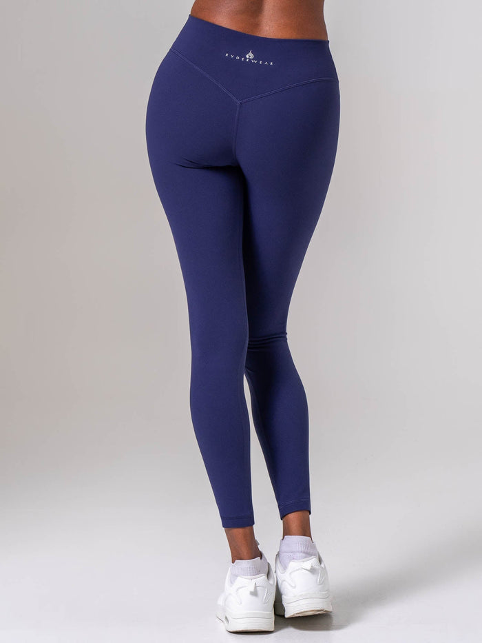 NKD Luxe Leggings - Navy Clothing Ryderwear