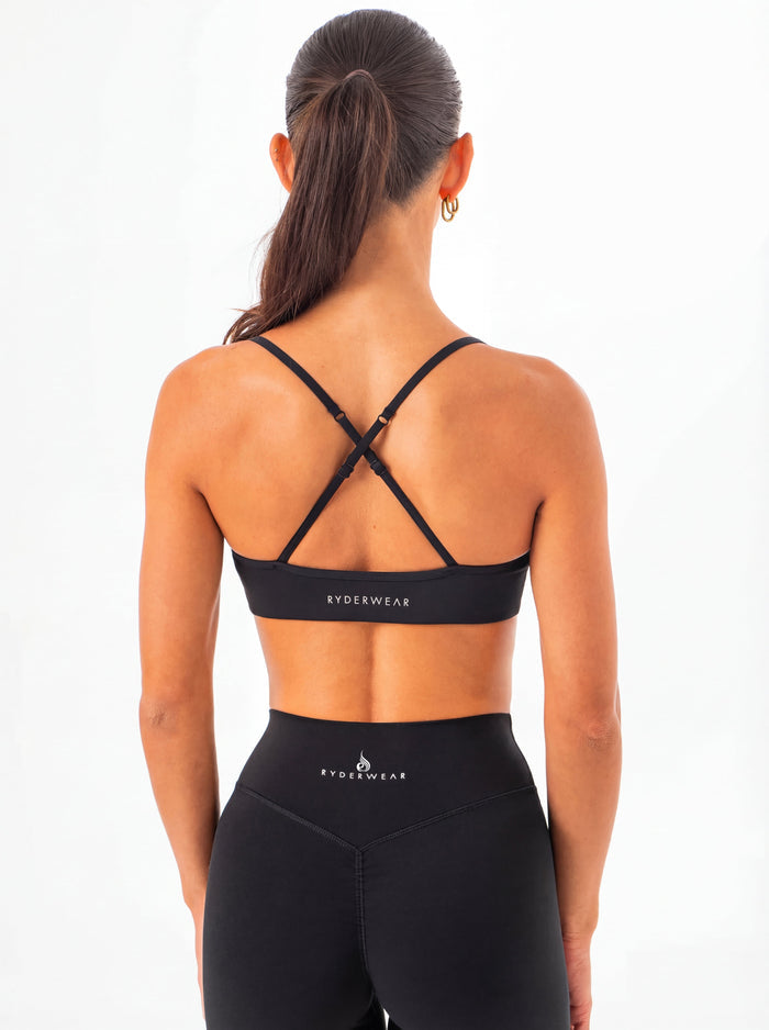 NKD Sweetheart Bra - Black Clothing Ryderwear