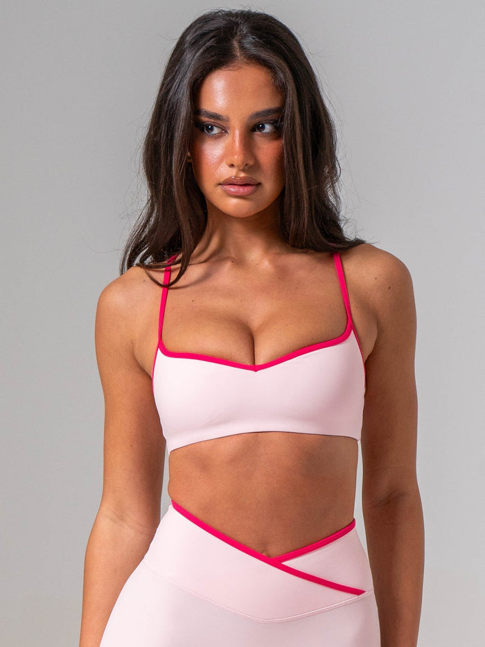 NKD Sweetheart Contrast Bra - Pink On Pink Clothing Ryderwear