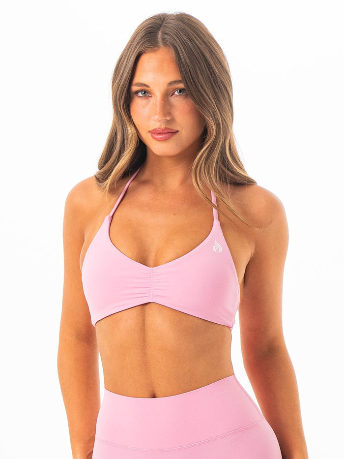 NKD Sweetheart Halter Bra - Pink Clothing Ryderwear