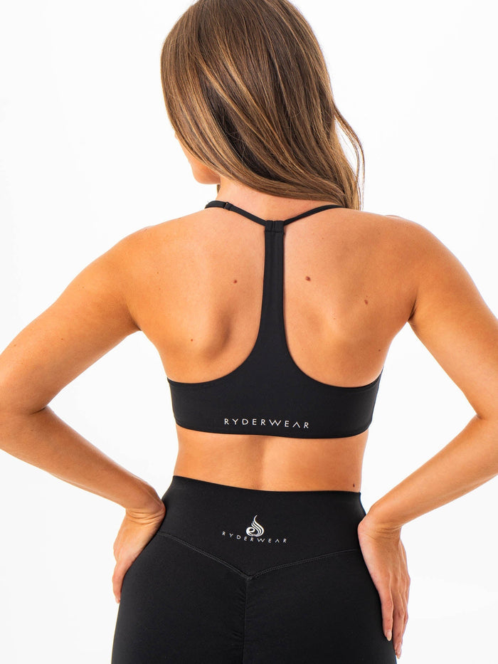 NKD Sweetheart T-Back Bra - Black Clothing Ryderwear