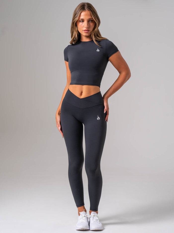NKD Tee - Midnight Black Clothing Ryderwear