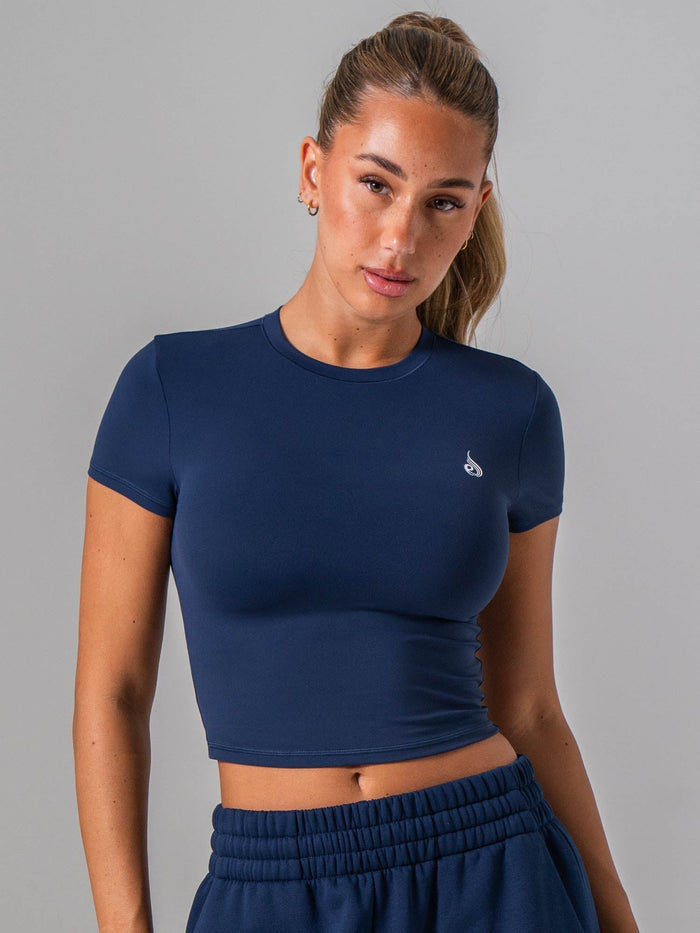 NKD Tee - Navy Clothing Ryderwear