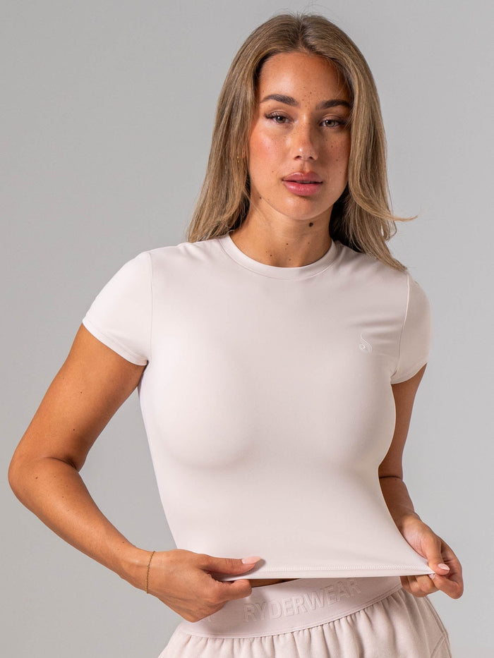 NKD Tee - Oatmeal Clothing Ryderwear