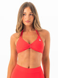NKD Twin Strap Halter Bra - Watermelon Sugar Clothing Ryderwear