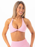 NKD Twist Sports Bra - Bubblegum Clothing Ryderwear