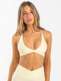 NKD Twist Sports Bra - Lemon Drop Clothing Ryderwear Staging AU