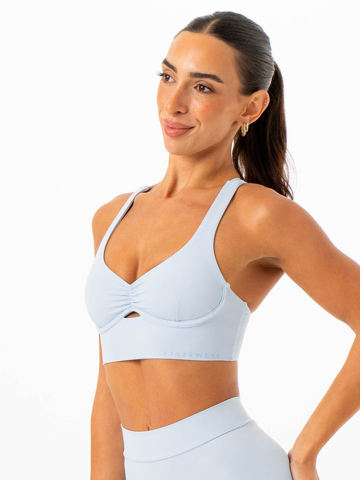 NKD Underwire Bra - Sky Blue Clothing Ryderwear