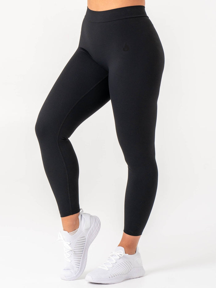 NKD V Scrunch Leggings - Black Clothing Ryderwear