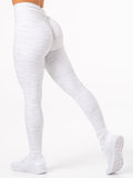 NKD V Scrunch Leggings - Grey Marl Clothing Ryderwear