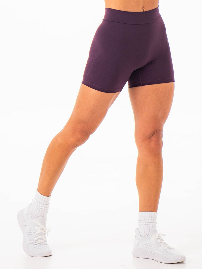 NKD V Scrunch Shorts - Merlot Clothing Ryderwear