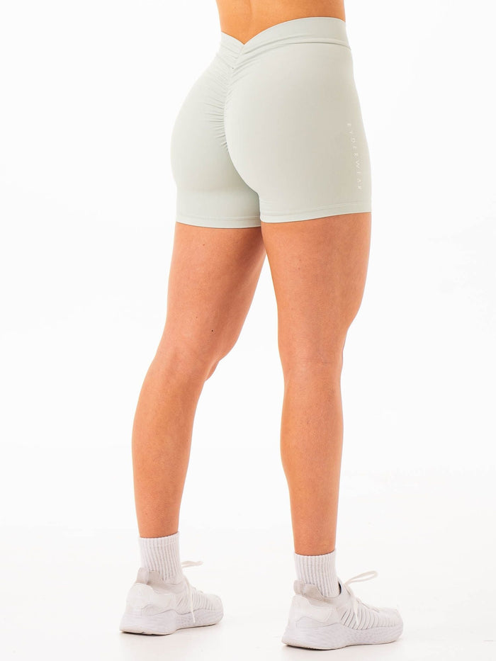 NKD V Scrunch Shorts - Sage Clothing Ryderwear