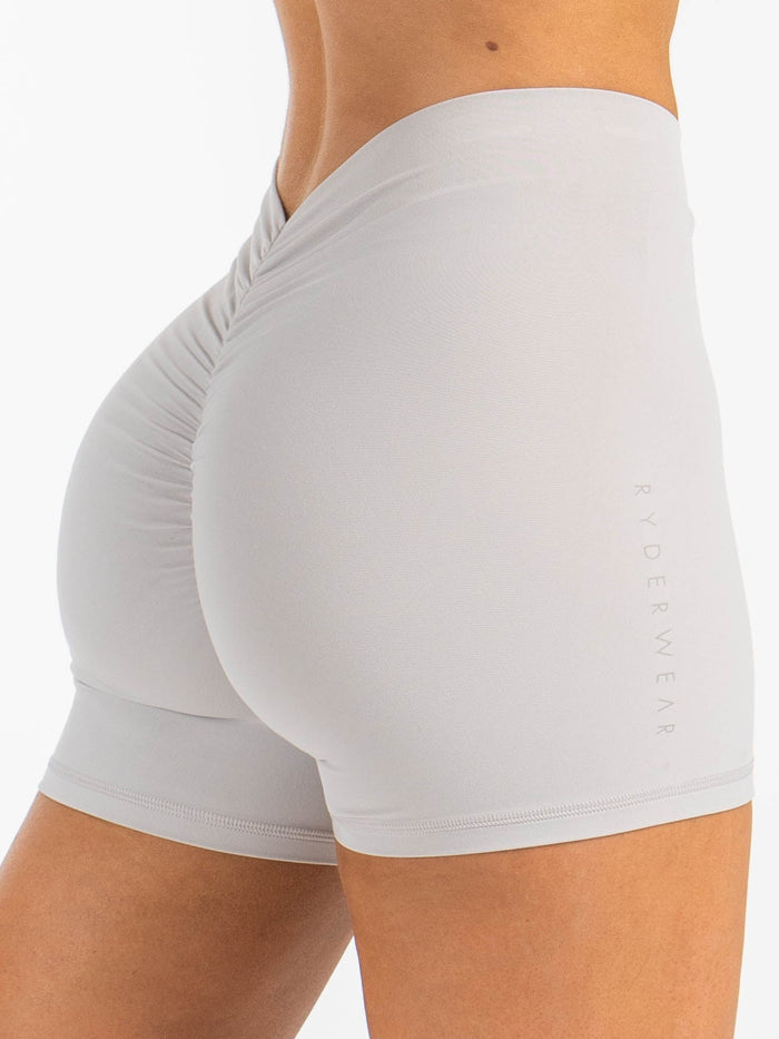 NKD V Scrunch Shorts - Sugar Dust Clothing Ryderwear