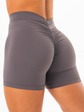 NKD V Scrunch Shorts - Truffle Clothing Ryderwear