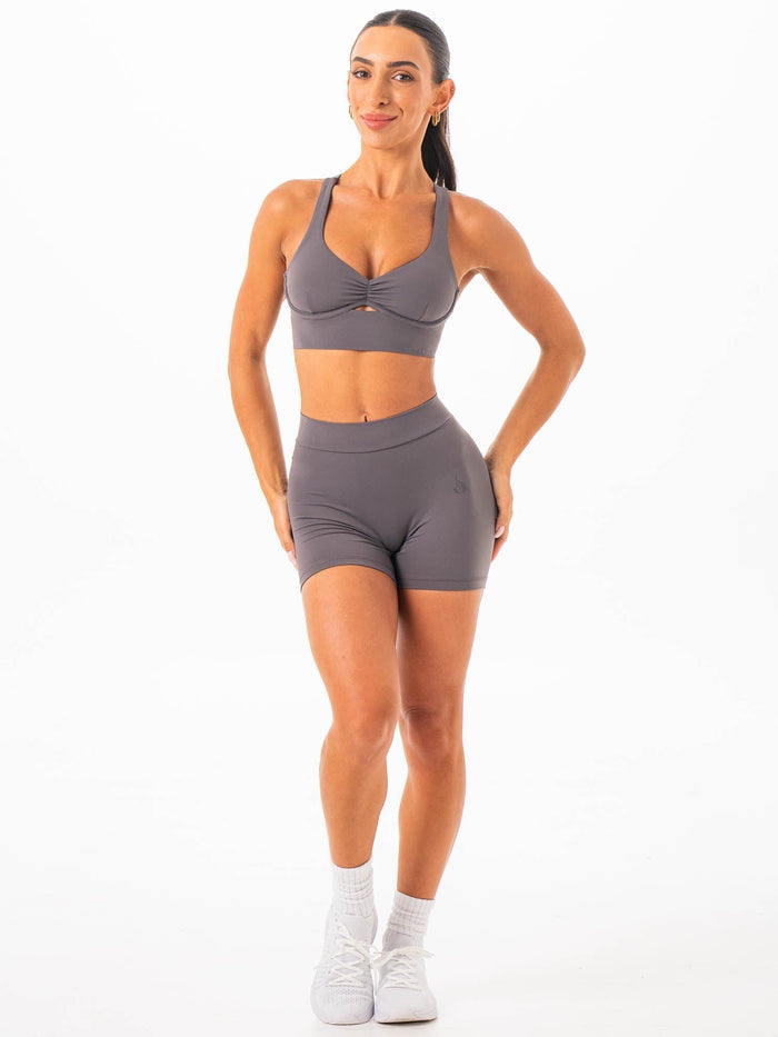 NKD V Scrunch Shorts - Truffle Clothing Ryderwear