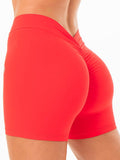 NKD V Scrunch Shorts - Watermelon Sugar Clothing Ryderwear