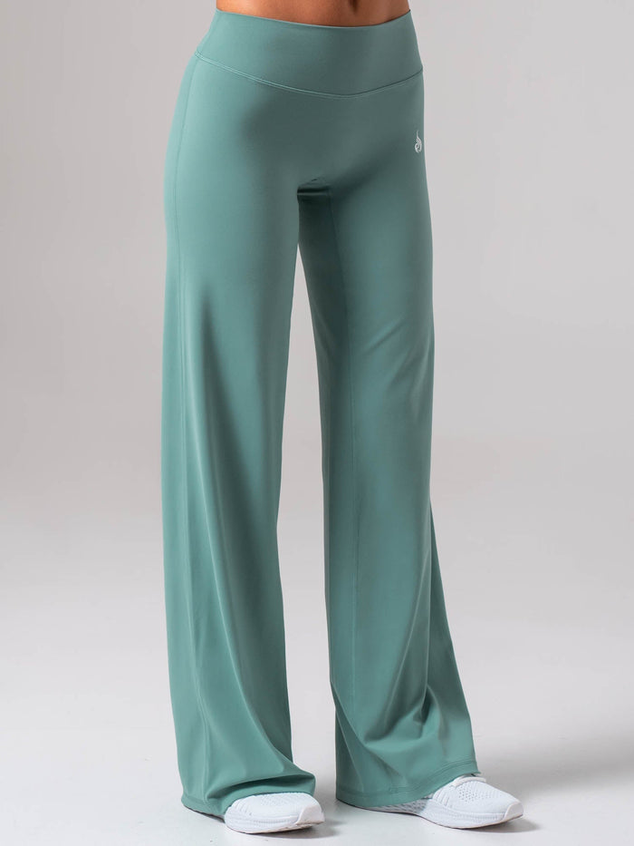 NKD Wide Legging - Regular - Aquamarine Clothing Ryderwear