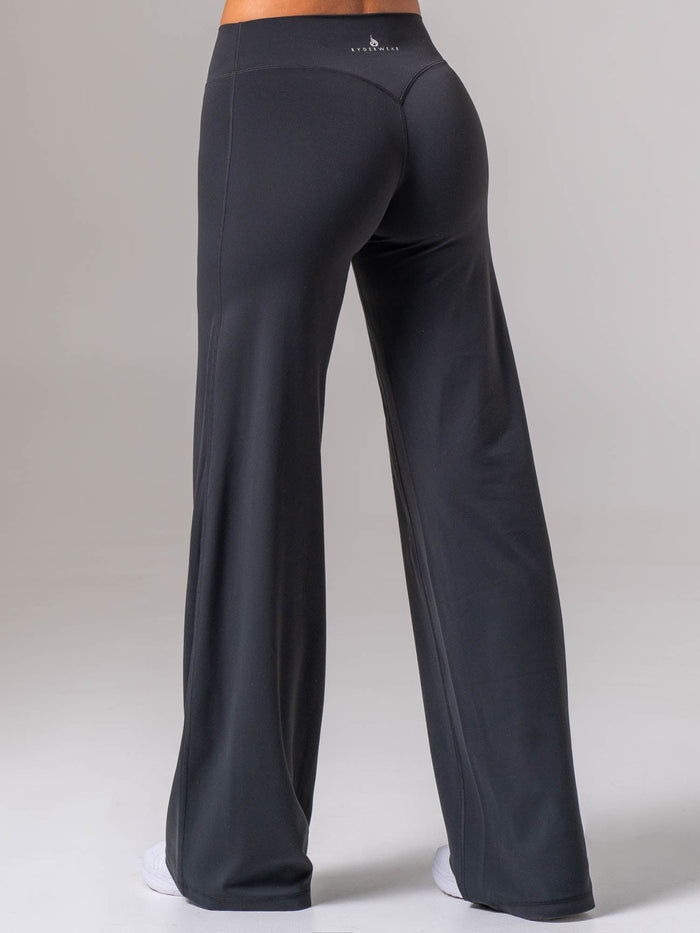 NKD Wide Legging - Regular - Midnight Black Clothing Ryderwear