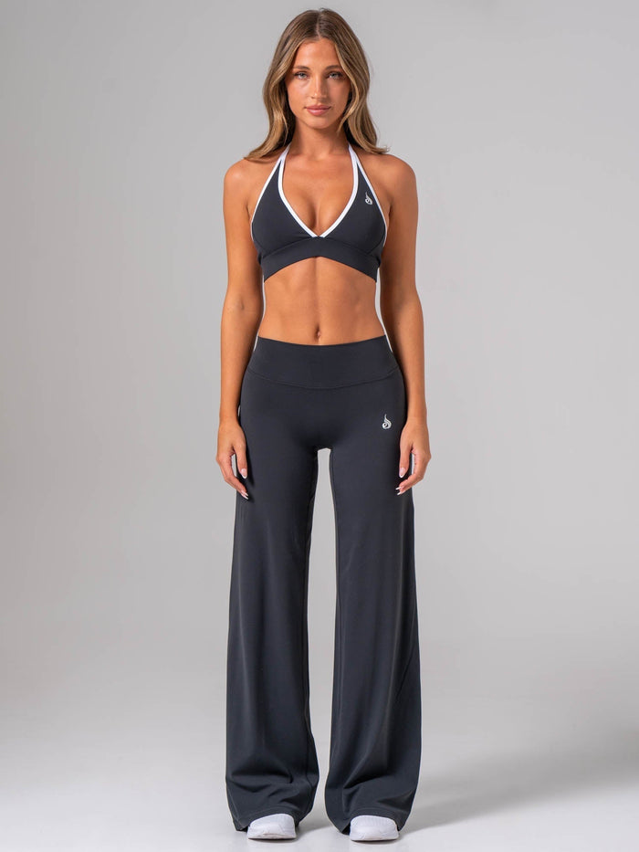 NKD Wide Legging - Regular - Midnight Black Clothing Ryderwear