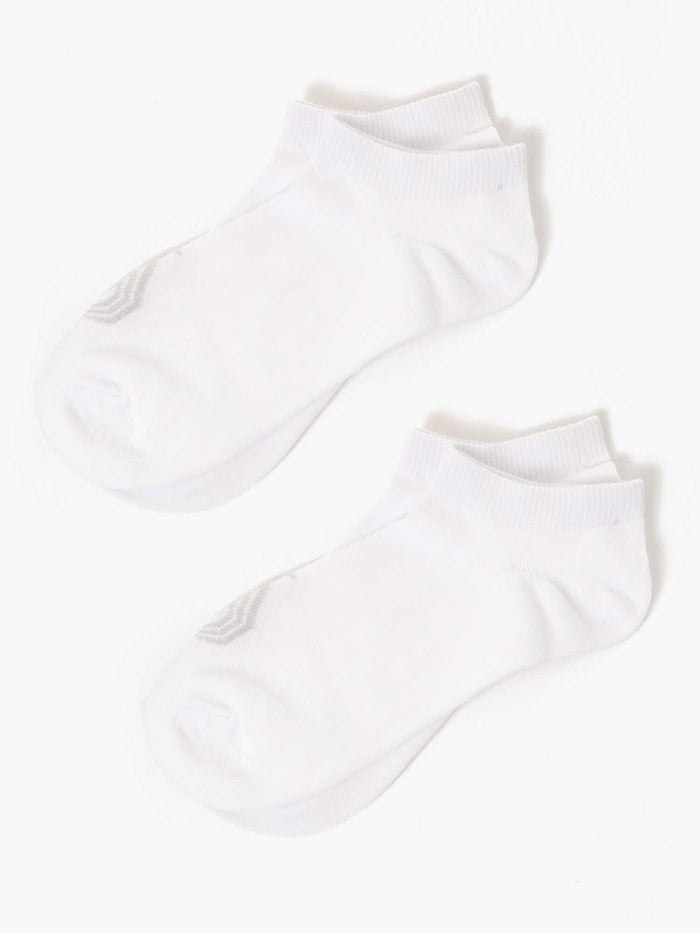 No Show Socks - White Accessories Ryderwear