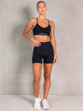 NRG Seamless Sports Bra - Black Clothing Ryderwear