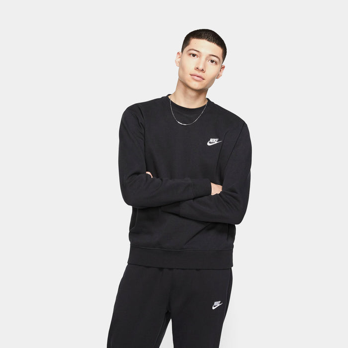 NSW Club Fleece Mens Crewneck (Black)