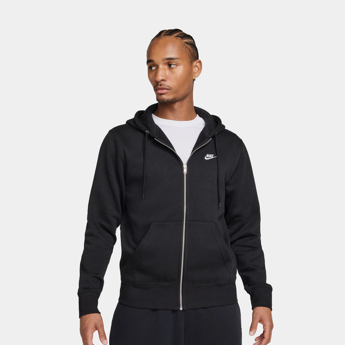 NSW Club Full Zip Fleece Mens Hoodie (Black/White)