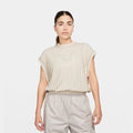 NSW Collection Loose Knit Tank Womens Short Sleeve (Light Orewood Brown/Sail/Barely Volt/White)