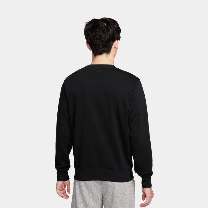NSW Crew Club Pullover Mens Long Sleeve Shirt (Black)