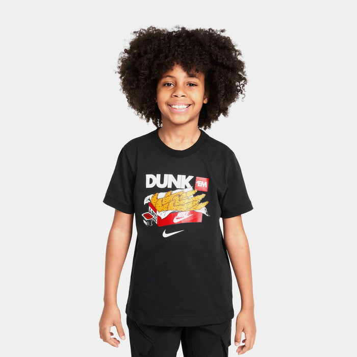 NSW Dunk Grade School Short Sleeve Shirt (Black)