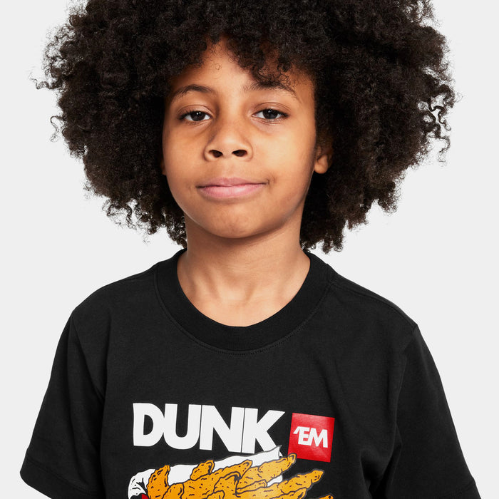 NSW Dunk Grade School Short Sleeve Shirt (Black)
