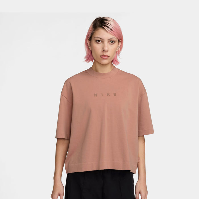 NSW Graphic Boxy Womens Short Sleeve Shirt (Rose Gold)