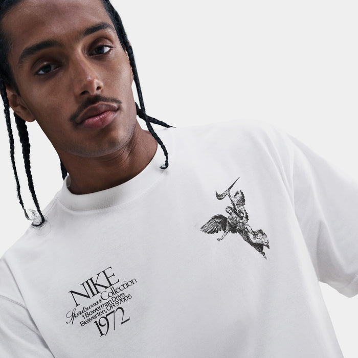 NSW Max 90 On The Wings Of Victory Mens Short Sleeve Shirt (White/Black)