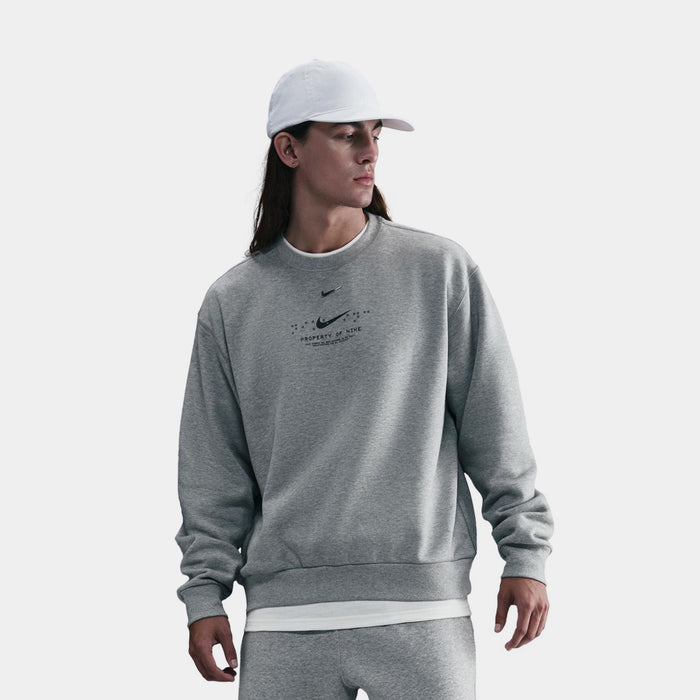 NSW Property Of Nike Fleece Mens Crewneck (Grey/Black)