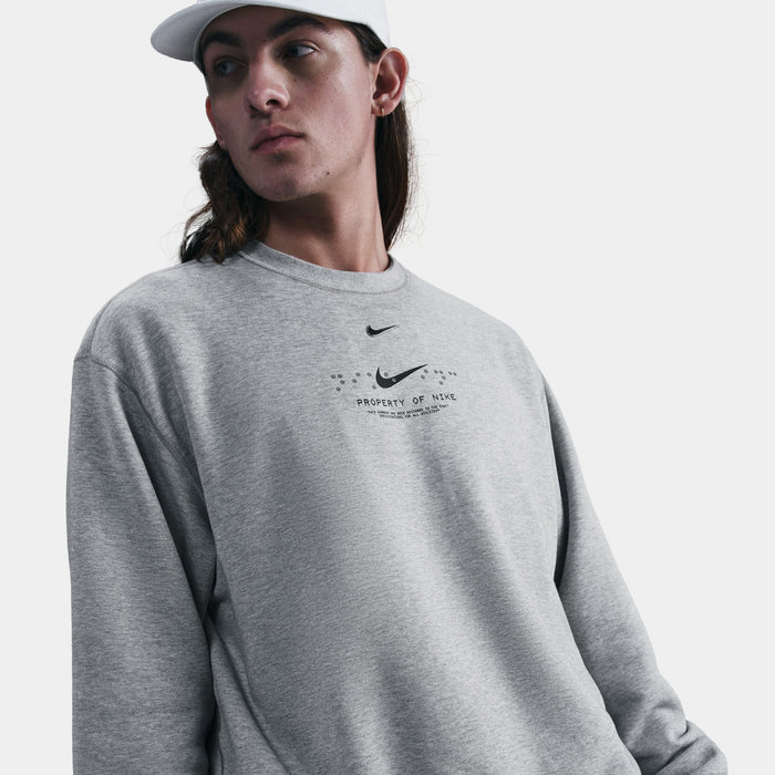 NSW Property Of Nike Fleece Mens Crewneck (Grey/Black)