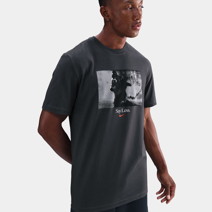 NSW Say Less Graphic Mens Short Sleeve Shirt (Grey/White)