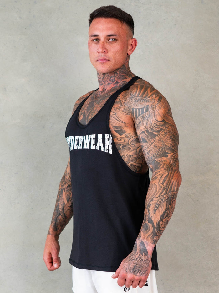 Octane Stringer - Faded Black Clothing Ryderwear