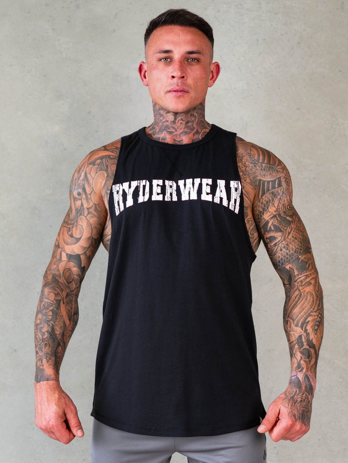 Octane Tank - Faded Black Clothing Ryderwear