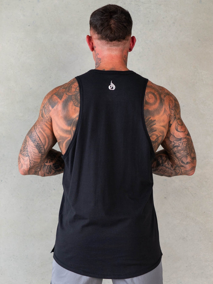 Octane Tank - Faded Black Clothing Ryderwear