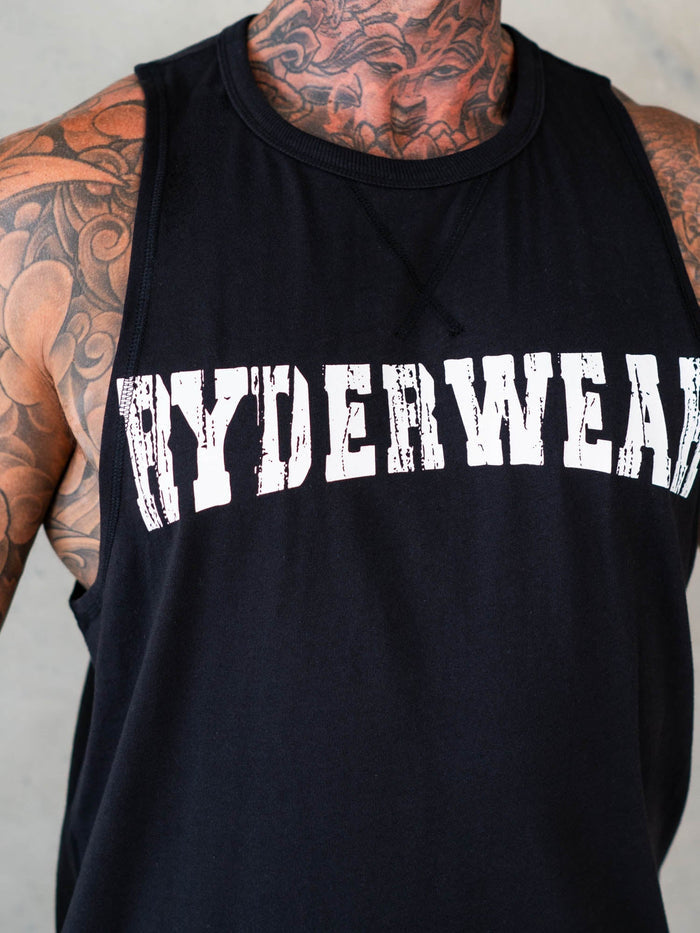 Octane Tank - Faded Black Clothing Ryderwear