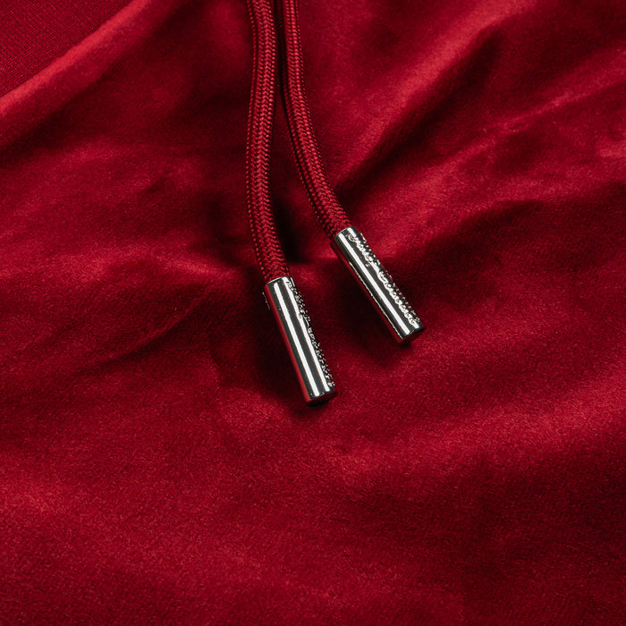 OG Big Bling Velour Track Womens Pants (Red Dahlia)