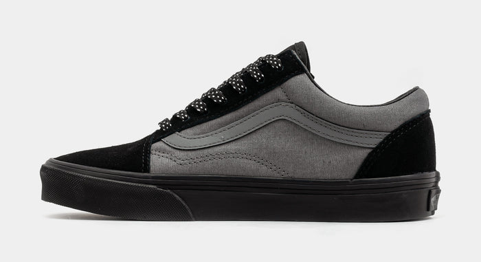 Old Skool Grade School Skate Shoes (Black/Grey)