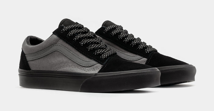 Old Skool Grade School Skate Shoes (Black/Grey)