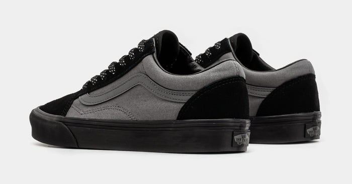 Old Skool Grade School Skate Shoes (Black/Grey)